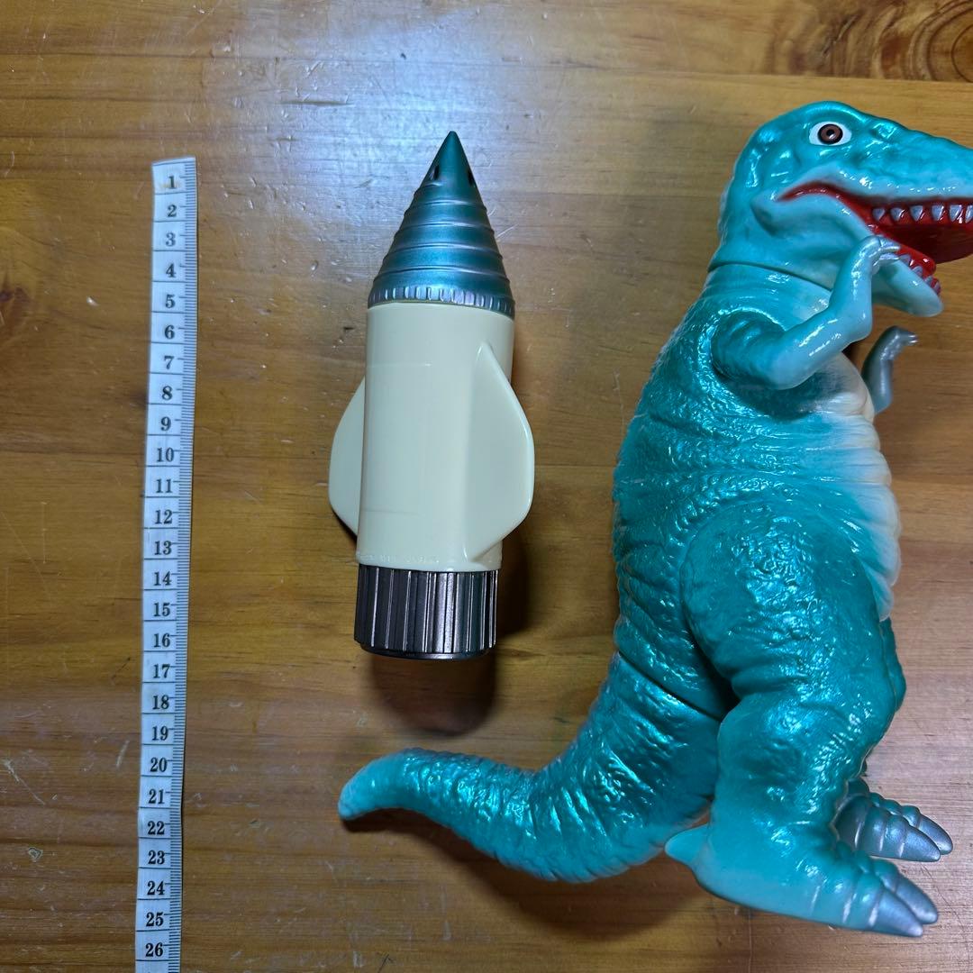 M1号 極底探険船 ポーラーボーラ & ティラノサウルス ソフビ 6036