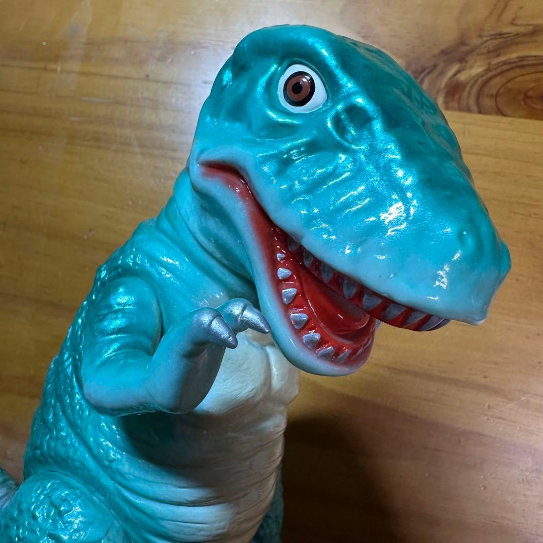 M1号 極底探険船 ポーラーボーラ & ティラノサウルス ソフビ 6036