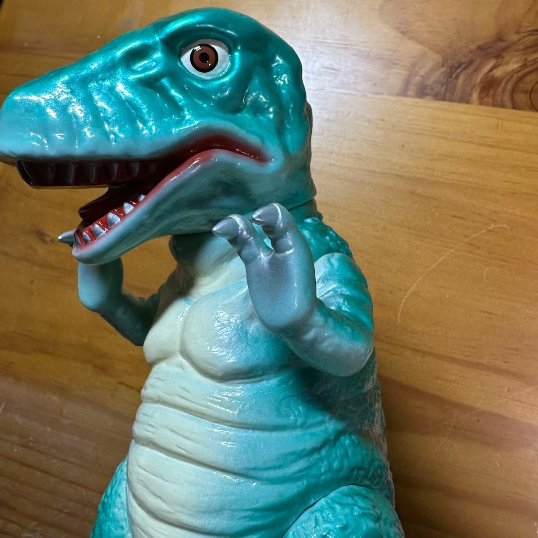 M1号 極底探険船 ポーラーボーラ & ティラノサウルス ソフビ 6036