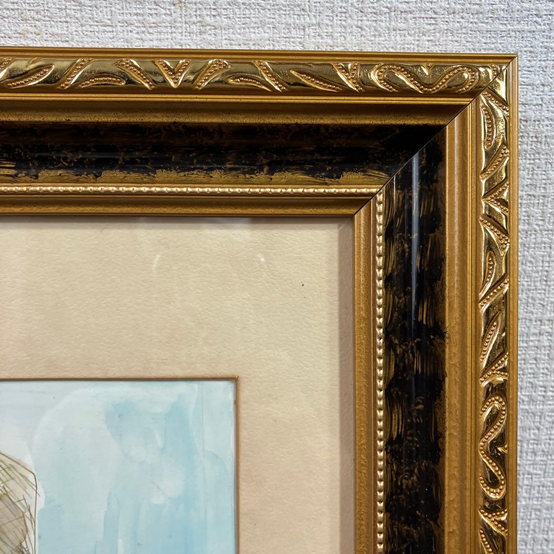 水彩デッサン　高井寛ニ　「プロフィール」　行動美術協会