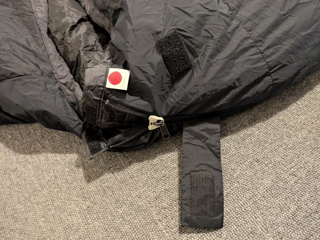 ナンガ×山渓別注　オーロラ 600DX ロング オールブラック シュラフ（中古）