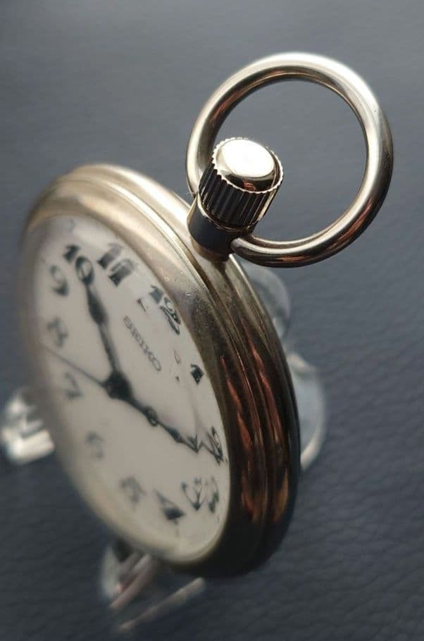 【JR東日本東北 刻印あり・稼働】SEIKO セイコー 鉄道時計 懐中時計