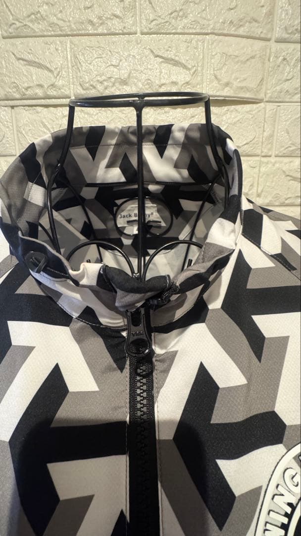 【近日譲渡・美品】 ジャックバニー 2WAYストレッチ二重織フルジップジャケット