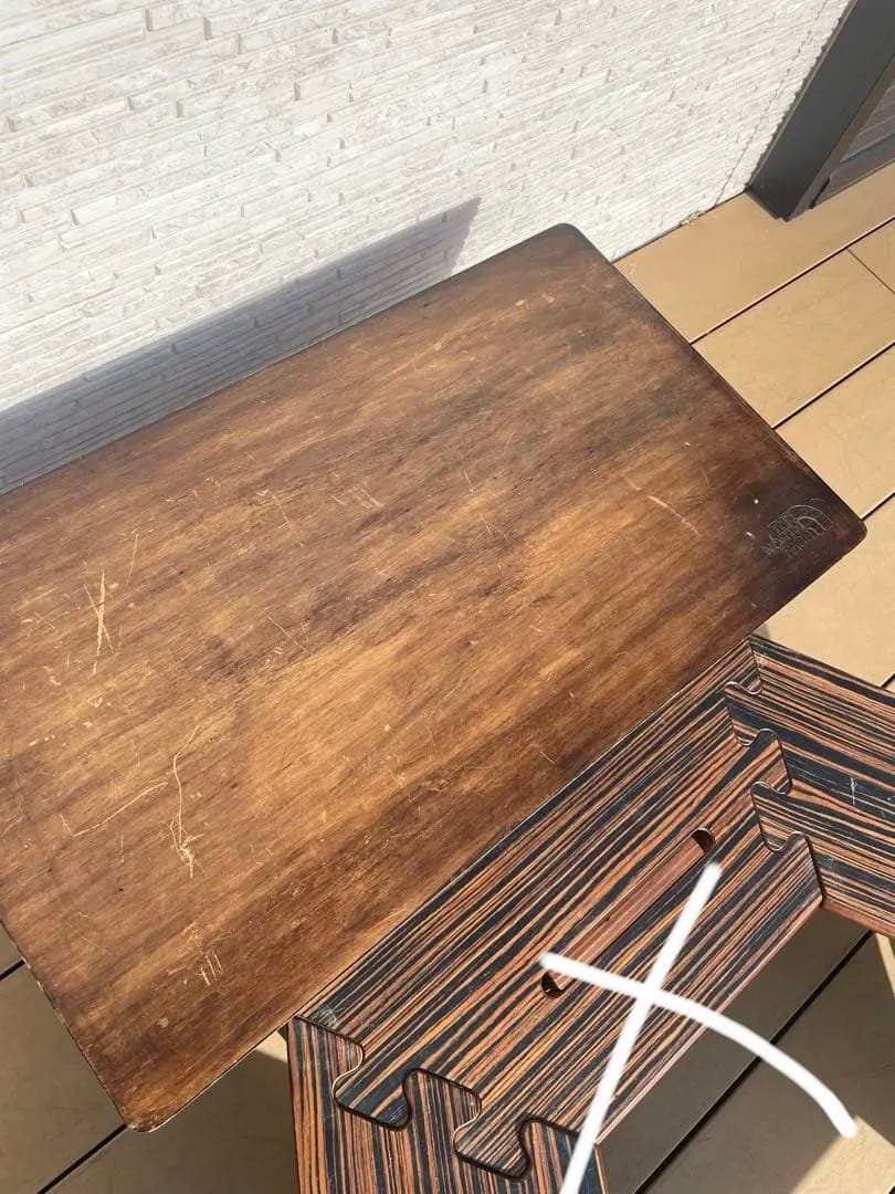 「TNFオールド加工」ノースフェイスTNFテーブル