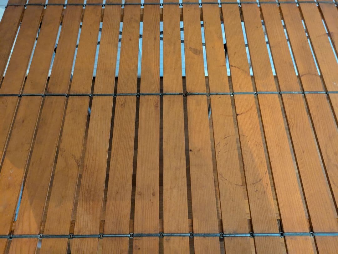 フランス製 Lallemand ラレマンド ウッドロールトップテーブル 廃盤品