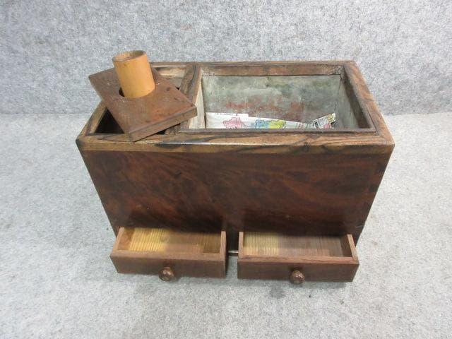 木製ケヤキ煙草盆 [B24604]