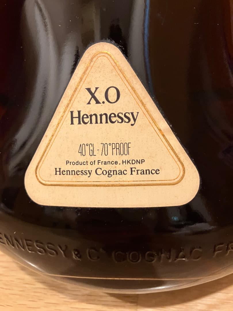 【未開封】Hennessy XO ヘネシー XO 金キャップ 1L
