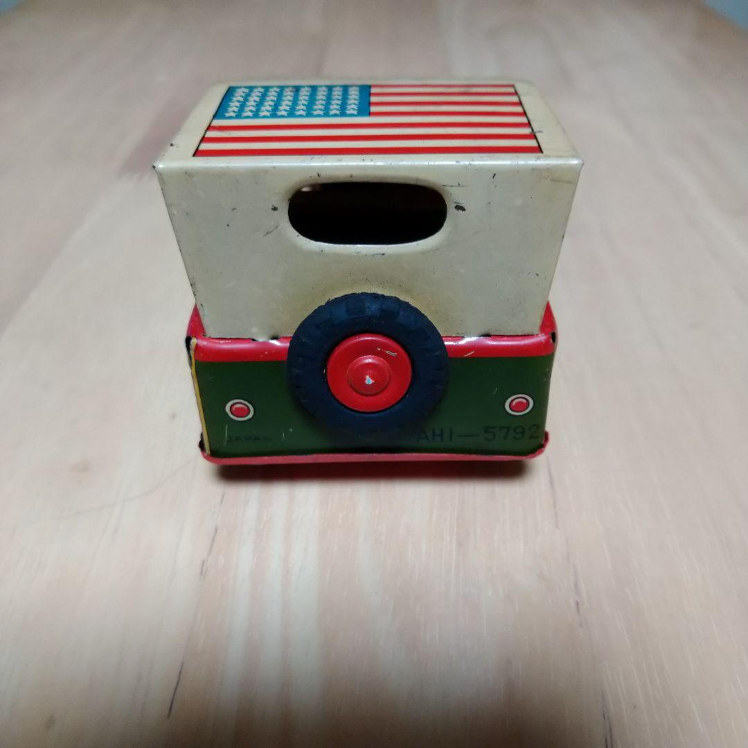 ブリキのジープ　ミニチュア