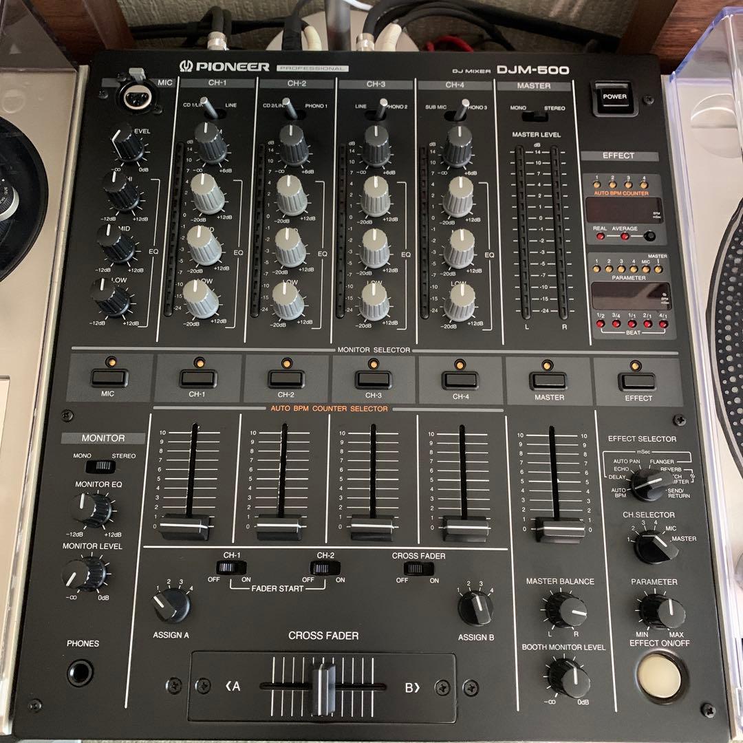 Pioneer パイオニア プロフェッショナルDJミキサー DJM-500 美品