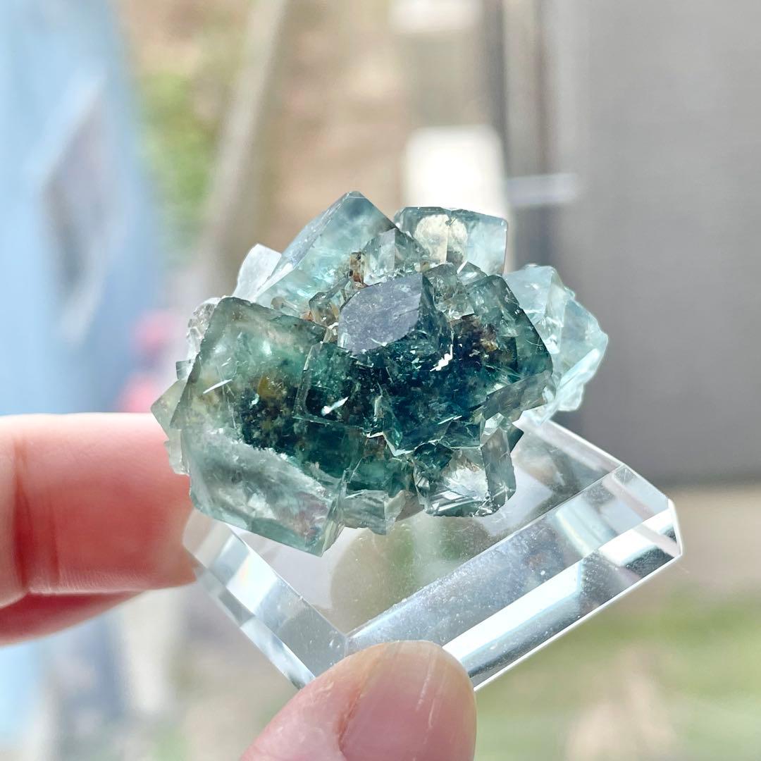 ナミビア オコルス鉱山　フローライト 鉱物標本