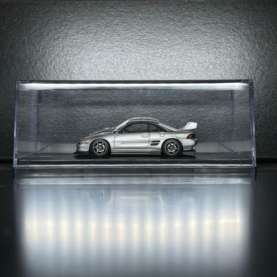 マイクロターボ PEAKO ピーコ 1/64 トヨタ　MR2 シルバー　開封品
