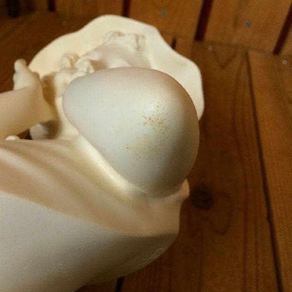 イタリアン ヴィンテージ*ジュゼッペ・ベッシ*少女の胸像*伊製 石膏オブジェ