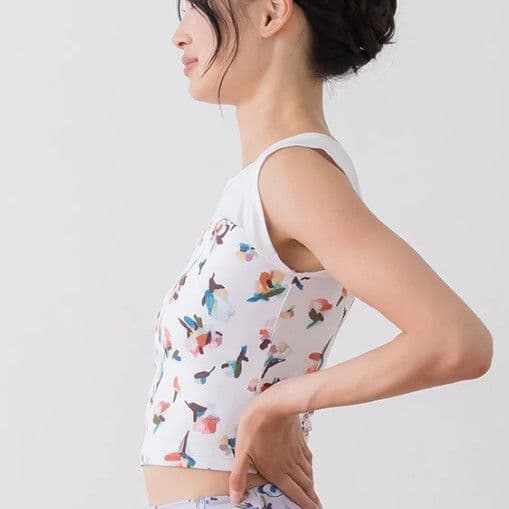 【新品】SUKALA ローズプリントグレースショートトップス M