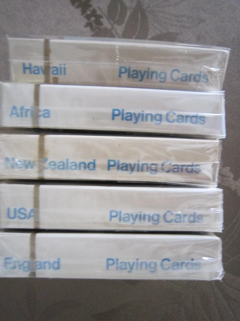 未開封　1970年代　パンナム　トランプ　5個　パンアメリカン航空　PAN　AM