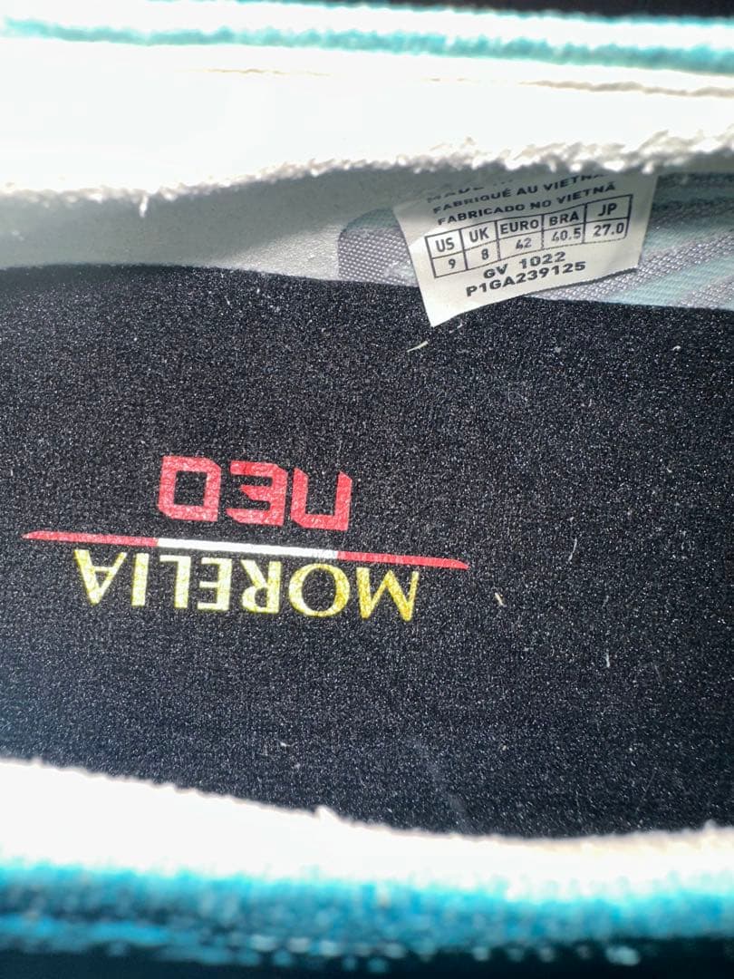 Mizuno Morelia NEO 水色 スパイク海外限定