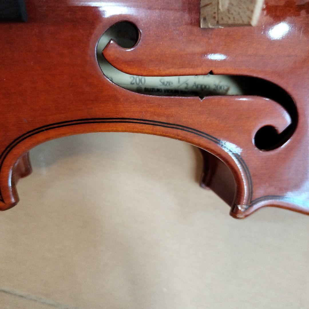 期間限定出品の為値下げスズキ200　１/2バイオリン 弓 ケース付き