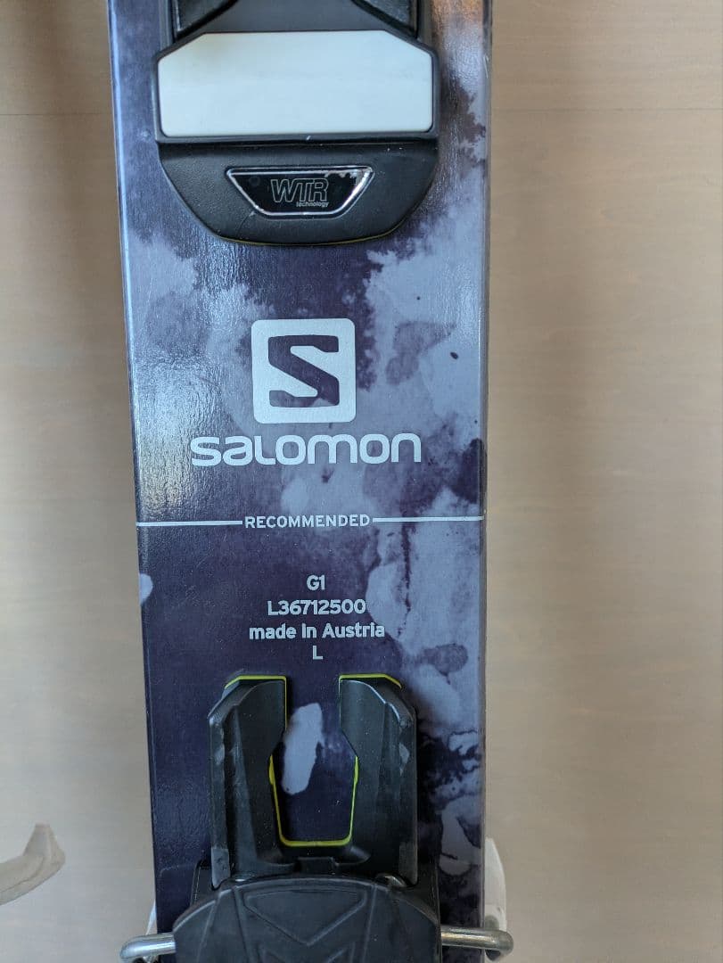 Salomon スキー 板 グレー/グリーン