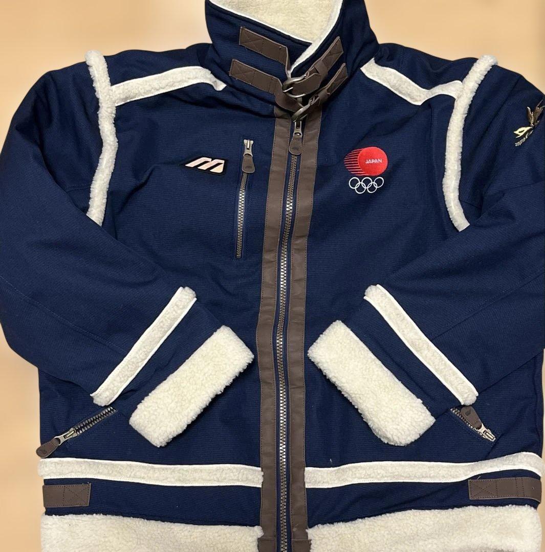 希少 MIZUNO 長野 オリンピック ジャケット フリース ボアジャケット O