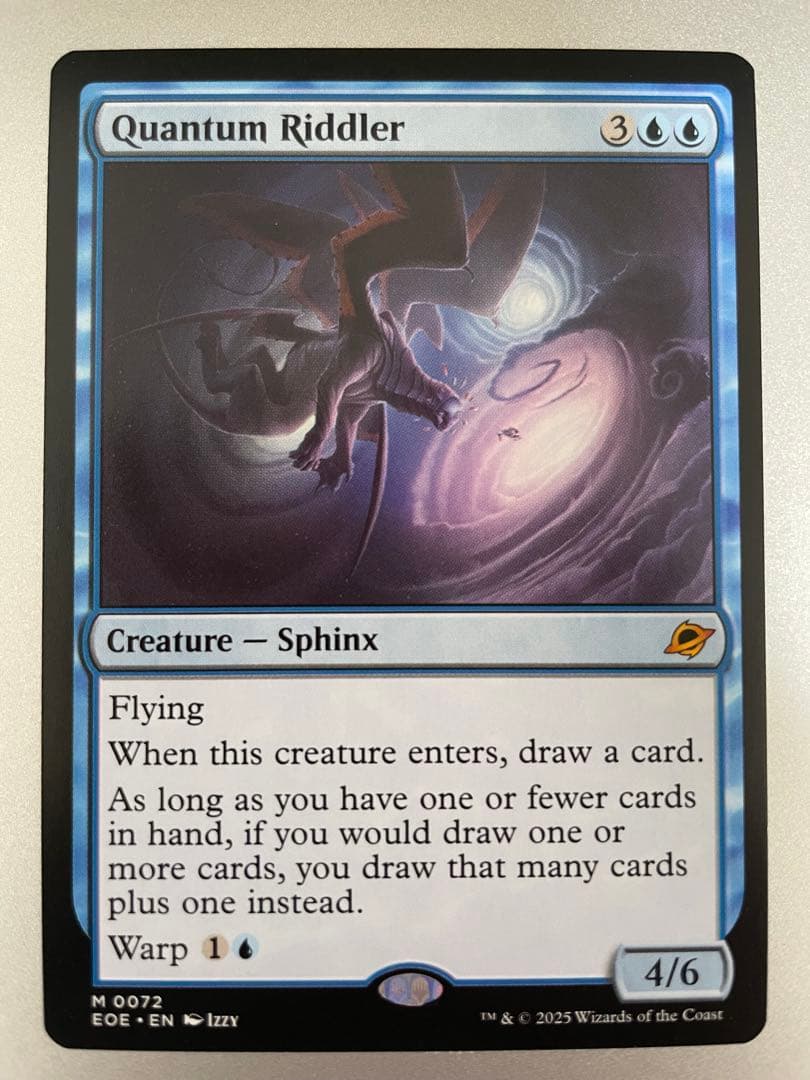 MtG 量子の謎かけ屋/Quantum Riddler 英語4枚