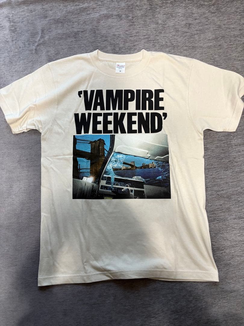 Vampire Weekend Tシャツ クリーム色 Mサイズ