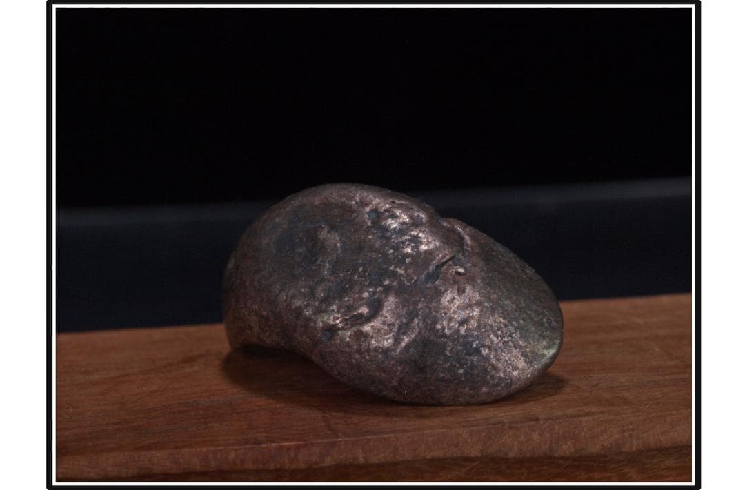 中国清時代の銀錠　金元宝　激安骨董品 古美術 DE1104D4-4