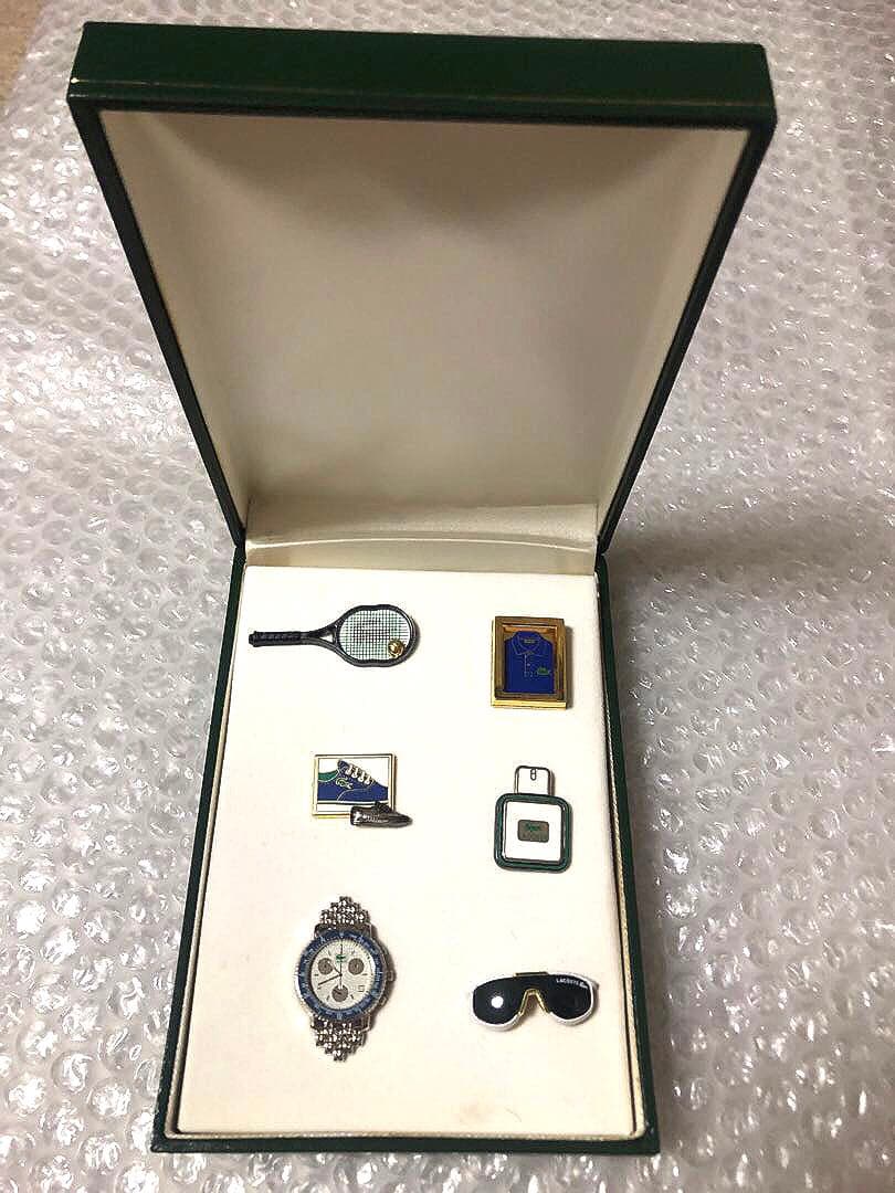 非売品 アルテュス・ベルトラン ラコステ Lacoste 60周年 ピンバッジ