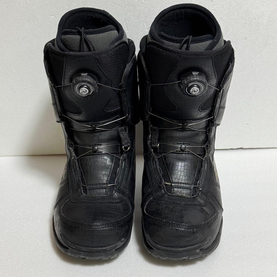 28cmスノーボードブーツ Blackpro黒色ブラック初心者BoAダイヤル式