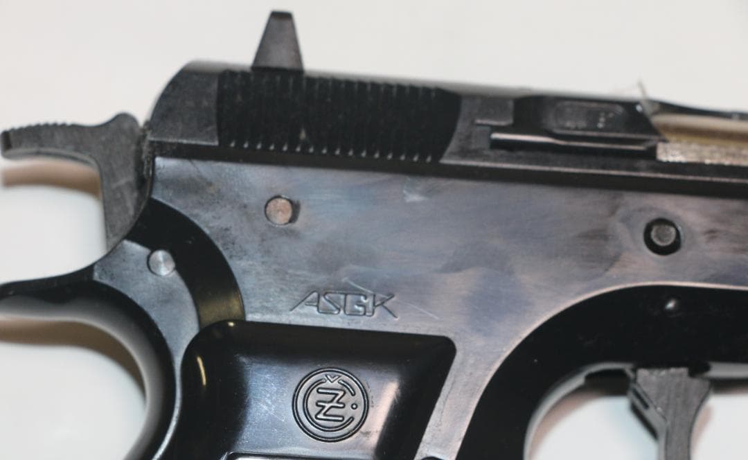 MGC製　ABS樹脂　CZ75　固定スライドガスガン　ASGK合法品　中古品