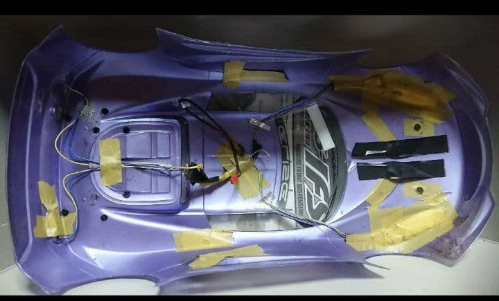 ラジコン タミヤ TA05-IFS エリーゼ ボディ ブラシレスモーター付き