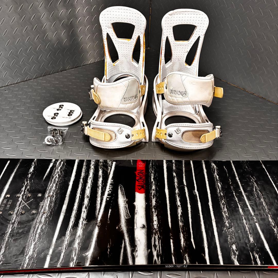 【お買い得！】サロモン CRAFT バートン 149cmメンズボード2点セット