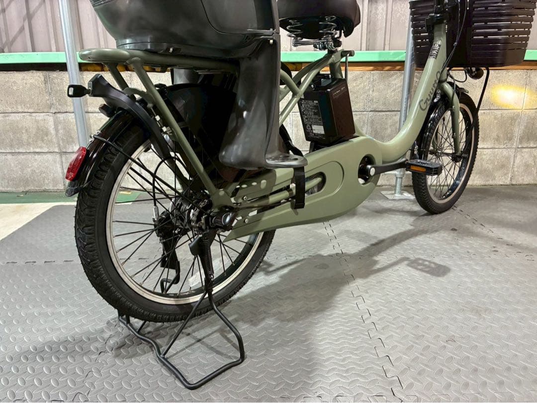 №3725電動自転車パナソニック　ギュット 20インチ✨大容量バッテリー✨