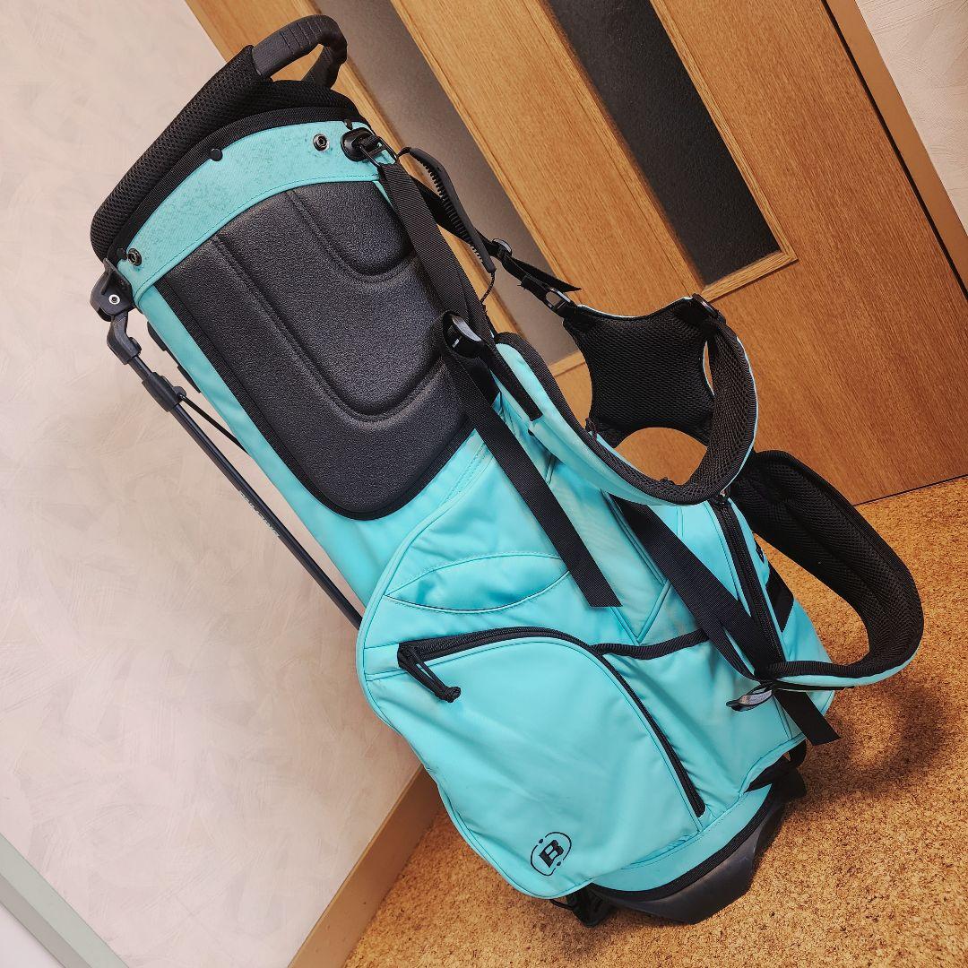 BRIEFING アクアブルー キャディバッグ CR-4 #2 9.5型