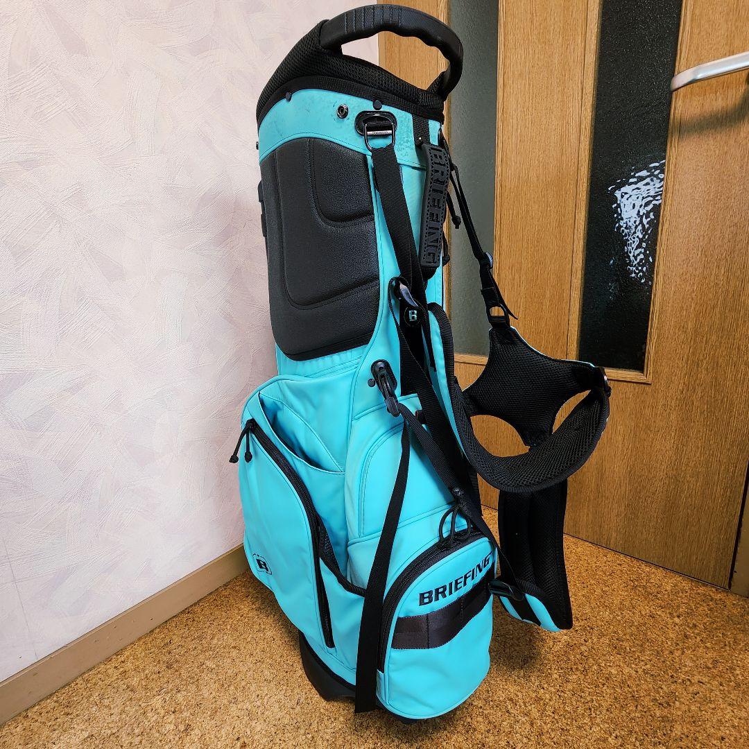 BRIEFING アクアブルー キャディバッグ CR-4 #2 9.5型