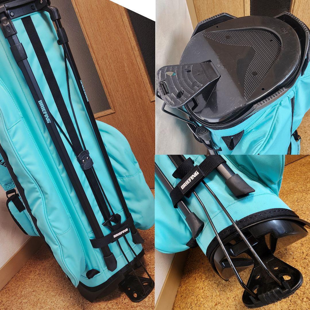 BRIEFING アクアブルー キャディバッグ CR-4 #2 9.5型