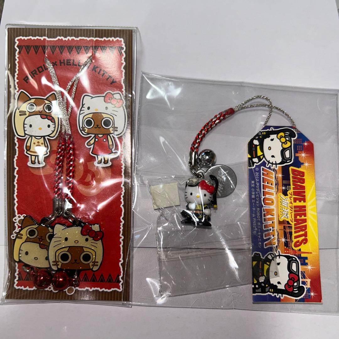 ハローキティコラボ根付け6個おまとめ（ゴリエちゃんやハガレン　海猿　モンハンなど