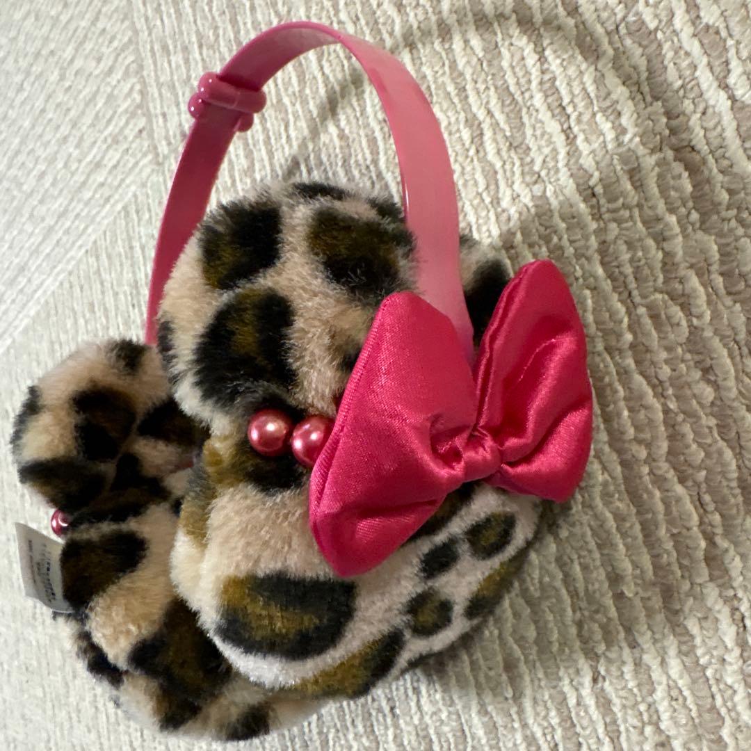 ディズニー ヒョウ柄 耳当て