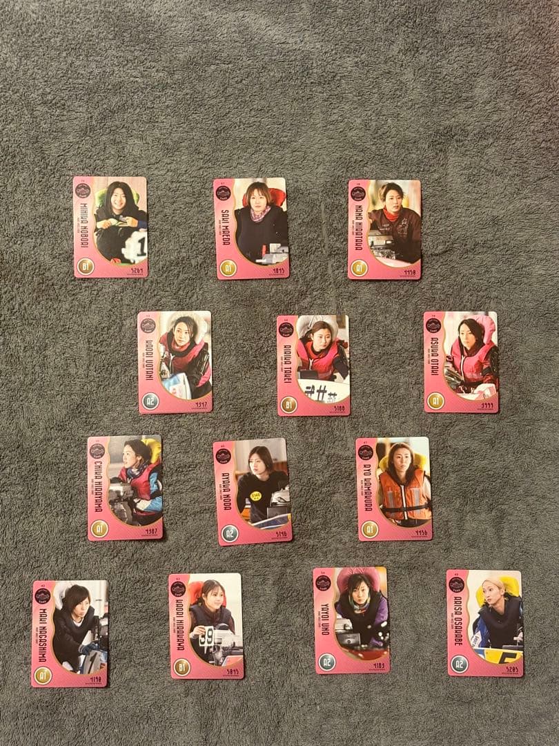 ボートレーサー　グッズ　トレカ　ステッカー