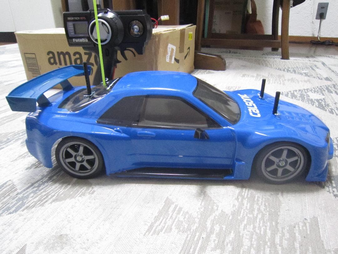 完全動作品 1/10 タミヤ スカイライン GT-R (R34) TT-01