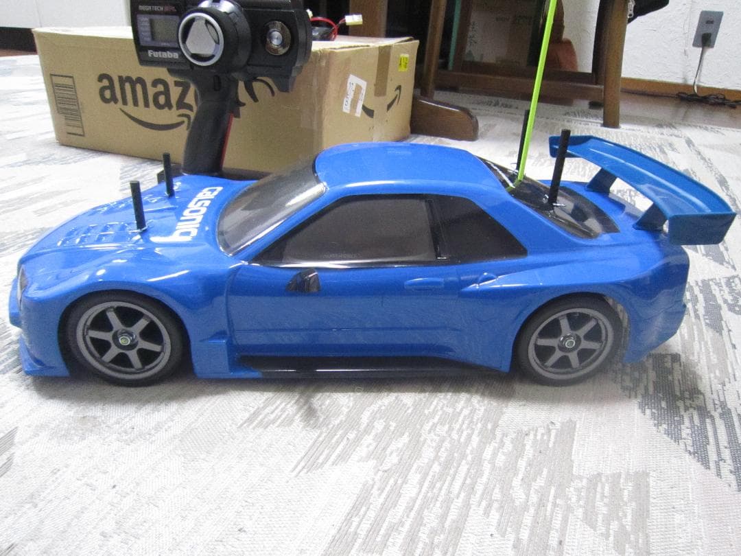 完全動作品 1/10 タミヤ スカイライン GT-R (R34) TT-01