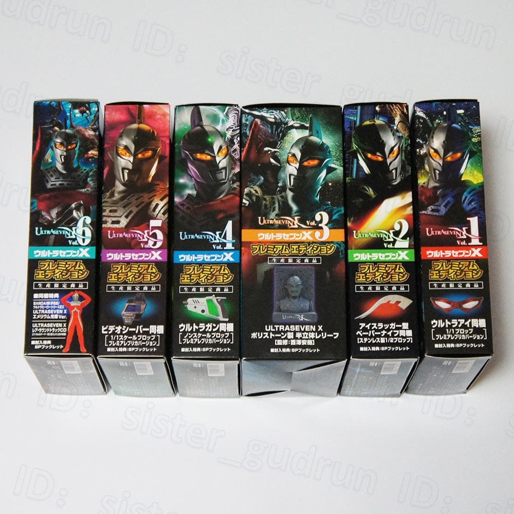 【本体美品】　DVD特典グッズ　Vol.1~Vol.6 全　ウルトラセブンX