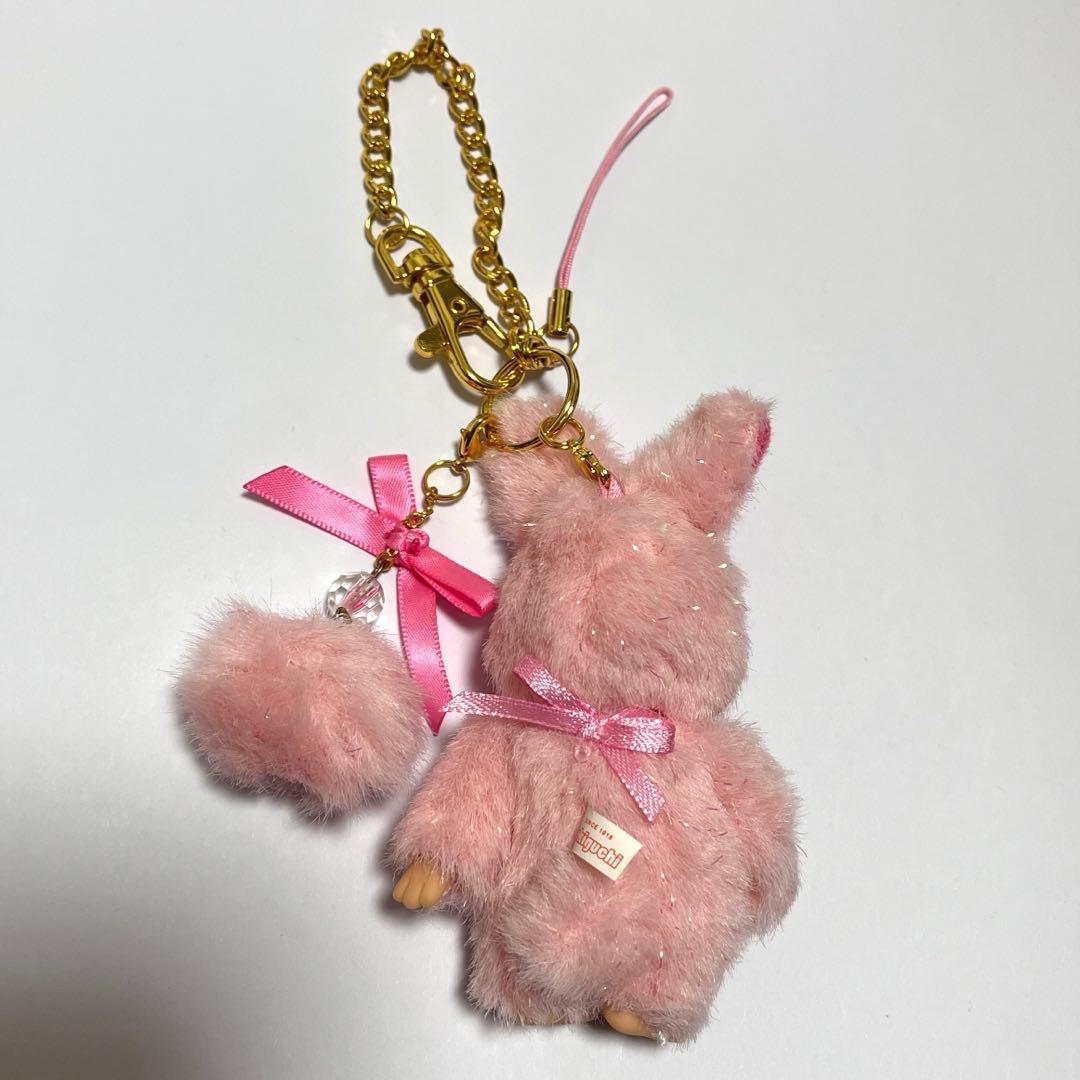 バニーモンチッチ　ピンクラメ　マスコットチャーム