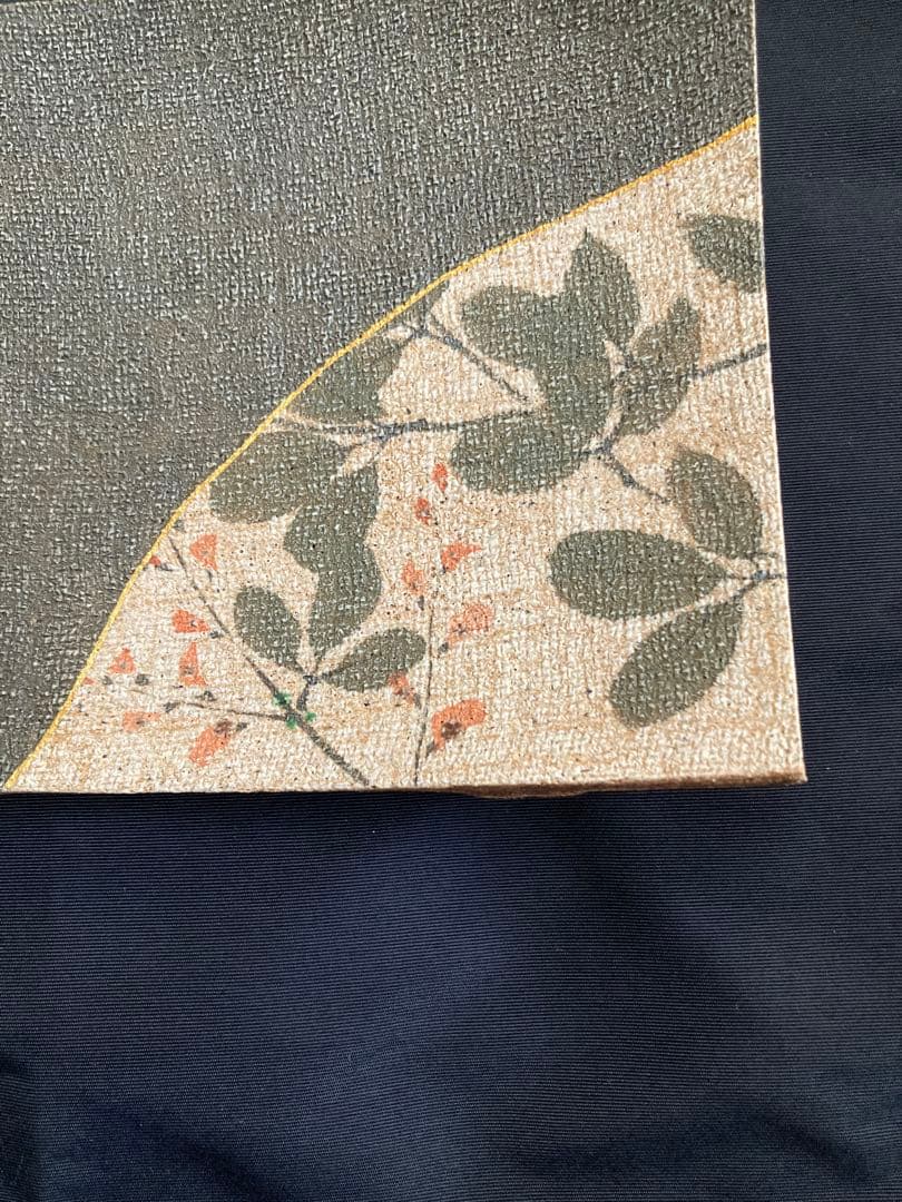 名工【伊藤元彦】布目彩泥 角皿 笠間の巨匠 芸術的な布目の陰影 飾り皿