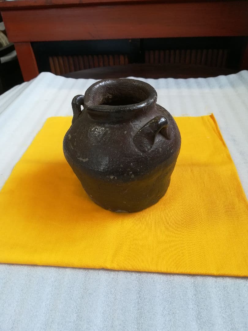 越前焼　代名詞　お歯黒壺