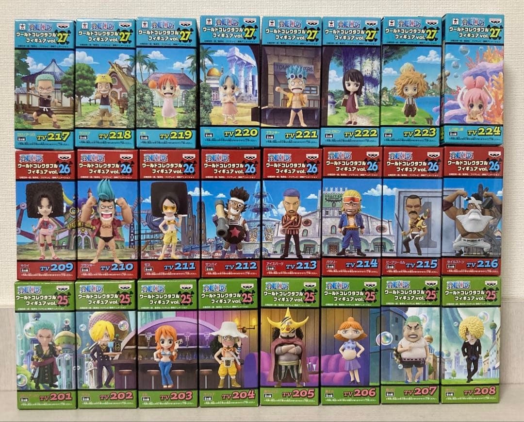 ワンピース　ワーコレ　vol.25&26&27 未開封