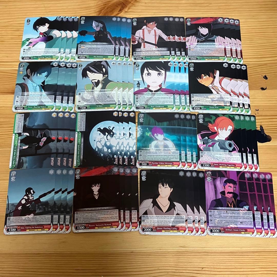 RWBY 海外 ヴァイス プレミアムブースター N 4コン