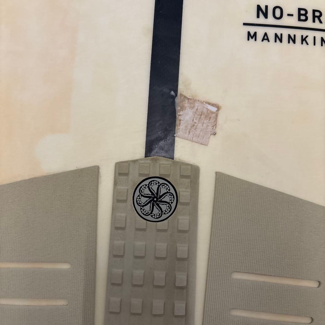 ファイヤワイヤーNO-BRAINER MANN サーフボード 5'8\" 使用感有