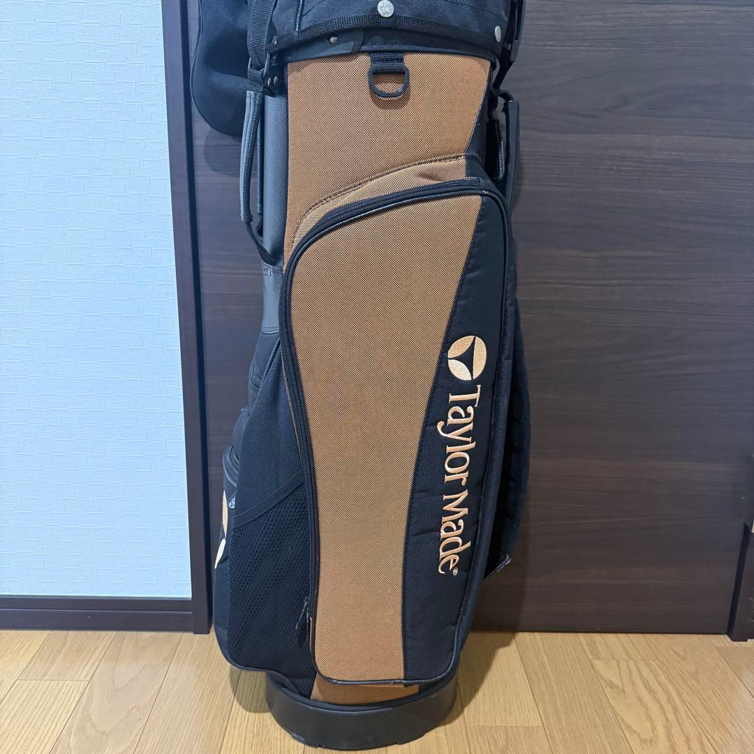 TaylorMade キャディバッグ ゴルフバッグ ブラック・ブラウン