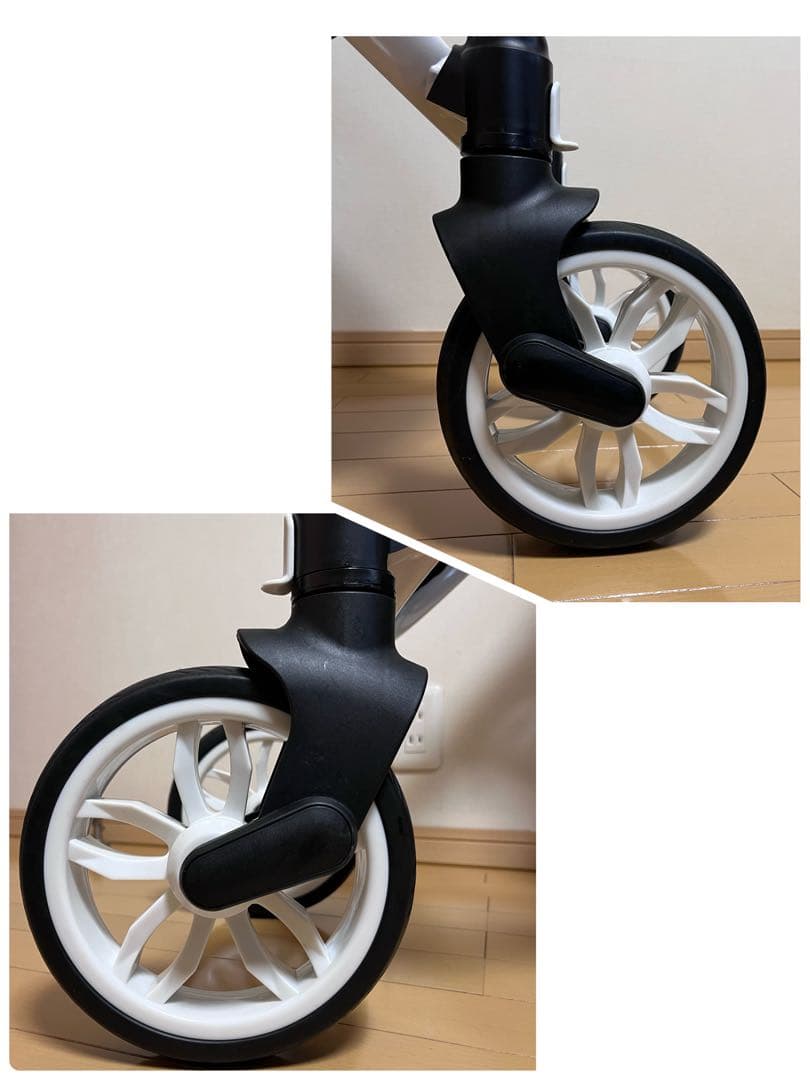 【美品】ピッコロカーネタントⅡ ハンドル7段階調節　レインカバーボトルホルダー