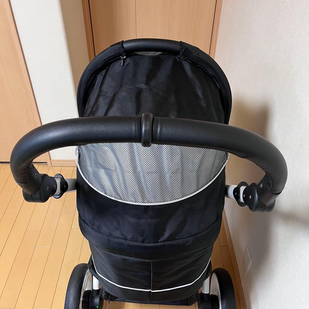 【美品】ピッコロカーネタントⅡ ハンドル7段階調節　レインカバーボトルホルダー