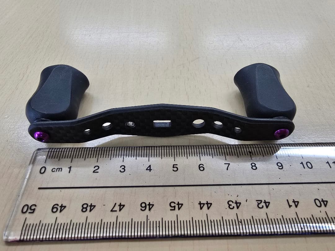 KTF IXA オフセットカーボンハンドル パープル シマノ用 90mm